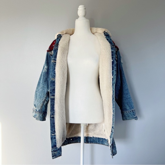 Zara Denimwear Aztec Fringe Jacket - Picture 10 of 13